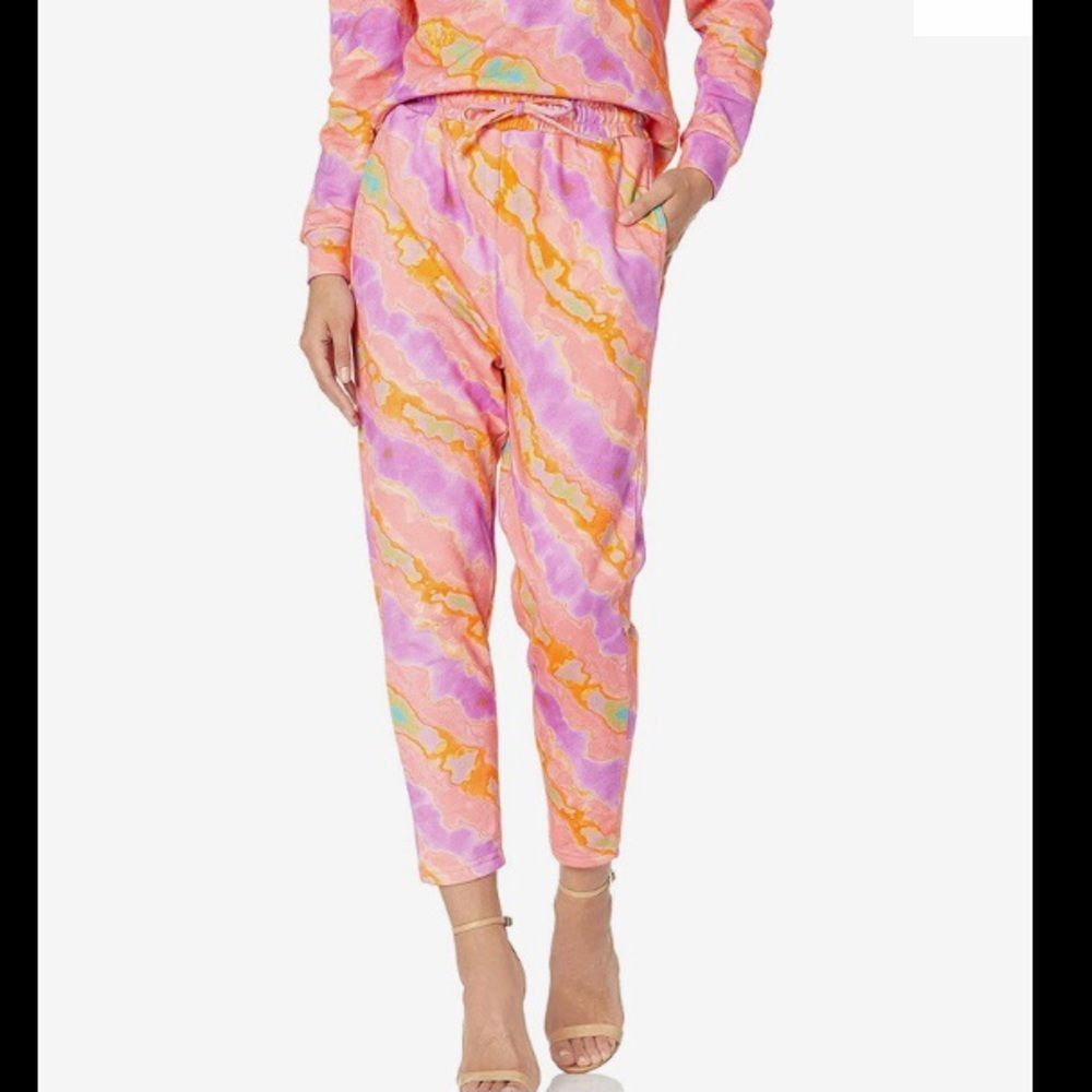 NWOT KENDALL + KYLIE Tie Dye High Rise Joggers